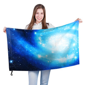 Флаг 3D с принтом ЗВЕЗДНОЕ НЕБО в Белгороде, 100% полиэстер | плотность ткани — 95 г/м2, размер — 67 х 109 см. Принт наносится с одной стороны | galaxy | nebula | space | star | абстракция | вселенная | галактика | звезда | звезды | космический | планеты