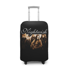 Чехол для чемодана 3D с принтом Nightwish в Белгороде, 86% полиэфир, 14% спандекс | двустороннее нанесение принта, прорези для ручек и колес | metal | nightwish | symphonic metal | tarja | tarja turunen | turunen | метал | найтвиш | симфоник метал | тарья | турунен