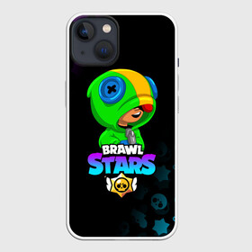 Чехол для iPhone 13 с принтом BRAWL STARS LEON в Белгороде,  |  | brawl stars | bull | colt | crow | leon | stars | берли | бо | брок | ворон | джесси | динамайк | дэррил | кольт | леон | мортис | нита | пайпер | пенни | поко | пэм | рикошет | спайк | фрэнк | шелли | эль примо