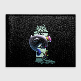 Обложка для студенческого билета с принтом Luigis Mansion в Белгороде, натуральная кожа | Размер: 11*8 см; Печать на всей внешней стороне | game | luigis mansion | mario | nintendo | видеоигра | игра | луиджи | марио | привидение | призрак