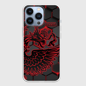 Чехол для iPhone 13 Pro с принтом RUSSIA Lifestyle в Белгороде,  |  | aesthetic | collection | fashion | hybrid | original | pro | review | russia | sports | герб | орнамент | россия | рф | спорт | униформа | форма