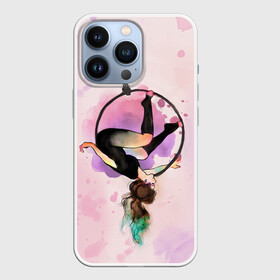 Чехол для iPhone 13 Pro с принтом Гимнастика на кольцах в Белгороде,  |  | aerial gymnastic | gymnastic | gymnastics on cloth | gymnastics on the rings | воздушная гимнастика | гимнастика | гимнастика на кольцах | кольца | полотна | полотно