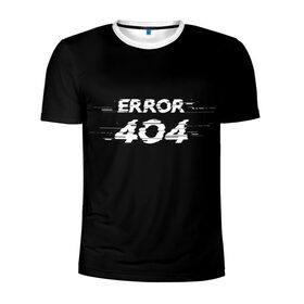 Мужская футболка 3D спортивная с принтом Error 404 в Белгороде, 100% полиэстер с улучшенными характеристиками | приталенный силуэт, круглая горловина, широкие плечи, сужается к линии бедра | Тематика изображения на принте: 404 | error | error 404 | glitch | soul not found | windows | глитч | глич | код | компьютер | компьютеры | надпись | ошибка | ошибка 404 | прикольная | прикольные | сбой