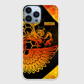 Чехол для iPhone 13 Pro Max с принтом RUSSIA Lifestyle в Белгороде,  |  | Тематика изображения на принте: aesthetic | collection | fashion | hybrid | original | pro | review | russia | sports | герб | орнамент | россия | рф | спорт | униформа | форма