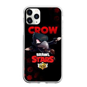 Чехол для iPhone 11 Pro матовый с принтом BRAWL STARS CROW в Белгороде, Силикон |  | brawl stars | bull | colt | crow | leon | stars | берли | бо | брок | ворон | джесси | динамайк | дэррил | кольт | леон | мортис | нита | пайпер | пенни | поко | пэм | рикошет | спайк | фрэнк | шелли | эль примо