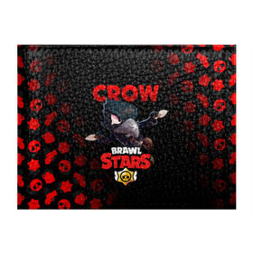 Обложка для студенческого билета с принтом BRAWL STARS CROW в Белгороде, натуральная кожа | Размер: 11*8 см; Печать на всей внешней стороне | brawl stars | bull | colt | crow | leon | stars | берли | бо | брок | ворон | джесси | динамайк | дэррил | кольт | леон | мортис | нита | пайпер | пенни | поко | пэм | рикошет | спайк | фрэнк | шелли | эль примо