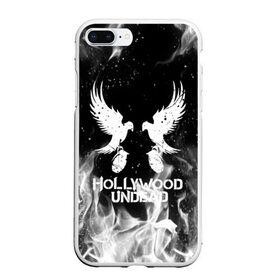 Чехол для iPhone 7Plus/8 Plus матовый с принтом HOLLYWOOD UNDEAD в Белгороде, Силикон | Область печати: задняя сторона чехла, без боковых панелей | deuce | hollywood undead | hu | j dog | shady jeff | голливуд | голливудская нежить | даниэль мурильо | джордан террелл | джордж артур рейган | дилан альварес | мэттью сент клер | нежить