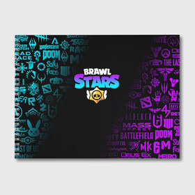 Альбом для рисования с принтом BRAWL STARS в Белгороде, 100% бумага
 | матовая бумага, плотность 200 мг. | brawl stars | bull | colt | crow | leon | stars | берли | бо | брок | ворон | джесси | динамайк | дэррил | кольт | леон | мортис | нита | пайпер | пенни | поко | пэм | рикошет | спайк | фрэнк | шелли | эль примо