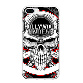 Чехол для iPhone 7Plus/8 Plus матовый с принтом Hollywood Undead в Белгороде, Силикон | Область печати: задняя сторона чехла, без боковых панелей | Тематика изображения на принте: been | bloody nose | california | hell | lyrics | music | octone | official | psalms | records | rock | song | to | vevo | video | кранккор | метал | рэп рок | электроник