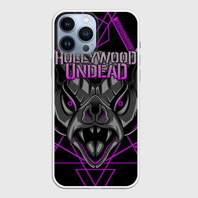 Чехол для iPhone 13 Pro Max с принтом Hollywood Undead в Белгороде,  |  | Тематика изображения на принте: been | bloody nose | california | hell | lyrics | music | octone | official | psalms | records | rock | song | to | vevo | video | кранккор | метал | рэп рок | электроник