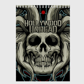 Скетчбук с принтом Hollywood Undead в Белгороде, 100% бумага
 | 48 листов, плотность листов — 100 г/м2, плотность картонной обложки — 250 г/м2. Листы скреплены сверху удобной пружинной спиралью | been | bloody nose | california | hell | lyrics | music | octone | official | psalms | records | rock | song | to | vevo | video | кранккор | метал | рэп рок | электроник