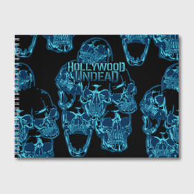 Альбом для рисования с принтом Hollywood Undead в Белгороде, 100% бумага
 | матовая бумага, плотность 200 мг. | been | bloody nose | california | hell | lyrics | music | octone | official | psalms | records | rock | song | to | vevo | video | кранккор | метал | рэп рок | электроник