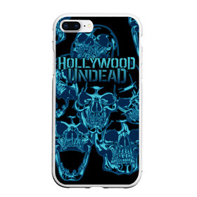 Чехол для iPhone 7Plus/8 Plus матовый с принтом Hollywood Undead в Белгороде, Силикон | Область печати: задняя сторона чехла, без боковых панелей | Тематика изображения на принте: been | bloody nose | california | hell | lyrics | music | octone | official | psalms | records | rock | song | to | vevo | video | кранккор | метал | рэп рок | электроник