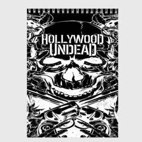 Скетчбук с принтом Hollywood Undead в Белгороде, 100% бумага
 | 48 листов, плотность листов — 100 г/м2, плотность картонной обложки — 250 г/м2. Листы скреплены сверху удобной пружинной спиралью | Тематика изображения на принте: been | bloody nose | california | hell | lyrics | music | octone | official | psalms | records | rock | song | to | vevo | video | кранккор | метал | рэп рок | электроник