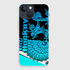 Чехол для iPhone 13 mini с принтом Hockey в Белгороде,  |  | aesthetic | fashion | hero | hits | hockey | hybrid | ice | iihf worlds | league | nhl | pro | review | russia | sports | top | герб | орнамент | россия | рф | спорт | униформа | форма | хоккей
