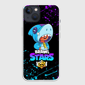 Чехол для iPhone 13 с принтом BRAWL STARS LEON SHARK | ЛЕОН АКУЛА в Белгороде,  |  | brawl stars | bull | colt | crow | leon | leon shark | shark | stars | акула | берли | ворон | динамайк | кольт | леон | леон акула | нита | спайк | шелли | эль примо