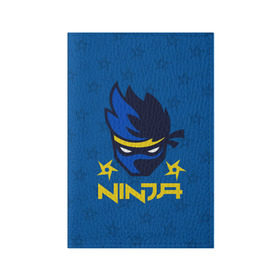 Обложка для паспорта матовая кожа с принтом FORTNITE NINJA в Белгороде, натуральная матовая кожа | размер 19,3 х 13,7 см; прозрачные пластиковые крепления | Тематика изображения на принте: fnchap2 | fortnite | fortnite 2 | fortnite x | marshmello | ninja | ninja hyper streamer | ninja streamer | streamer | tyler blevins | маршмелло | ниндзя | фортнайт | фортнайт 2 | фортнайт глава 2