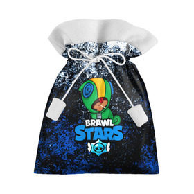 Подарочный 3D мешок с принтом BRAWL STARS LEON в Белгороде, 100% полиэстер | Размер: 29*39 см | android | brawl stars | games | leon | mobile | stars | игры | леон | мобильные игры