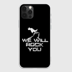 Чехол для iPhone 12 Pro Max с принтом Queen We Will Rock You в Белгороде, Силикон |  | Тематика изображения на принте: bohemian | brian | freddie | may | mercury | queen | rhapsody | roger | taylor | богемная | богемская | брайан | джон | королева | меркьюри | мэй | рапсодия | роджер | тейлор | фредди