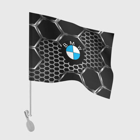 Флаг для автомобиля с принтом BMW в Белгороде, 100% полиэстер | Размер: 30*21 см | auto | automobile | bmw | car | carbon | motor | motor car | sport car | автомашина | бмв | бренд | легковой автомобиль | марка | спортивный автомобиль | тачка