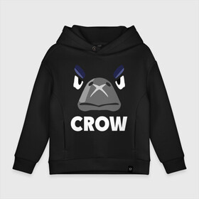 Детское худи Oversize хлопок с принтом Brawl Stars CROW в Белгороде, френч-терри — 70% хлопок, 30% полиэстер. Мягкий теплый начес внутри —100% хлопок | боковые карманы, эластичные манжеты и нижняя кромка, капюшон на магнитной кнопке | brawl | brawl stars | crow | leon | stars | бравл | бравл старс | браво старс | ворон | ворона | игра | компьютерная | костюм | кофта | кров | леон | онлайн | старс