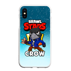 Чехол для iPhone XS Max матовый с принтом BRAWL STARS CROW в Белгороде, Силикон | Область печати: задняя сторона чехла, без боковых панелей | brawl stars | brawl stars crow | brawler | crow | бравл старз | бравлер | ворон