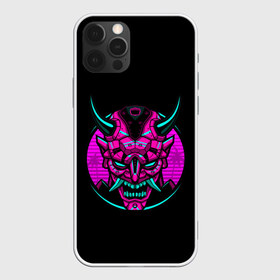 Чехол для iPhone 12 Pro Max с принтом Samurai Retro Neon в Белгороде, Силикон |  | neon | retro | retrowave | samurai | warior | wave | воин | воины | войны | гладиатор | маска | неон | ретро | ретровейв | рэтро | самураи | самурай