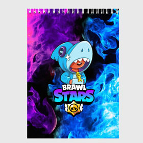 Скетчбук с принтом BRAWL STARS LEON SHARK в Белгороде, 100% бумага
 | 48 листов, плотность листов — 100 г/м2, плотность картонной обложки — 250 г/м2. Листы скреплены сверху удобной пружинной спиралью | 8 bit | 8 бит | bibi | brawl stars | bull | coach mike | colt | crow | evil gene | gale | gene | leon | leon shark | max | mecha crow | mortis | mr.p | nani | phoenix | sally leon | sandy | shark | spike | sprout | stars | tara