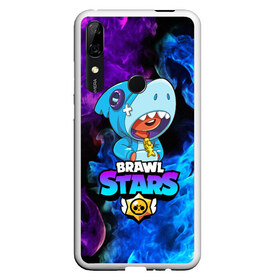 Чехол для Honor P Smart Z с принтом BRAWL STARS LEON SHARK в Белгороде, Силикон | Область печати: задняя сторона чехла, без боковых панелей | 8 bit | 8 бит | bibi | brawl stars | bull | coach mike | colt | crow | evil gene | gale | gene | leon | leon shark | max | mecha crow | mortis | mr.p | nani | phoenix | sally leon | sandy | shark | spike | sprout | stars | tara