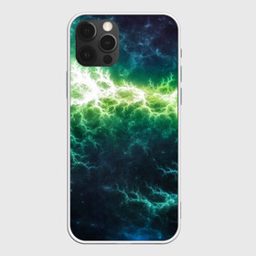 Чехол для iPhone 12 Pro Max с принтом Фрактальная молния в Белгороде, Силикон |  | abstract | colors | dark | fractal | lightning | space | абстракция | космос | краски | молния | свечение | тёмный | фрактал