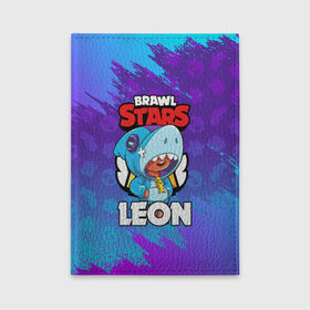 Обложка для автодокументов с принтом BRAWL STARS LEON SHARK в Белгороде, натуральная кожа |  размер 19,9*13 см; внутри 4 больших “конверта” для документов и один маленький отдел — туда идеально встанут права | 8 bit | 8 бит | brawl stars | bull | colt | crow | leon | leon shark | shark | stars | акула | берли | ворон | динамайк | кольт | леон | леон акула | нита | спайк | шелли | эль примо