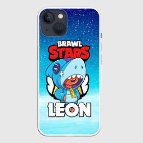 Чехол для iPhone 13 с принтом BRAWL STARS LEON SHARK в Белгороде,  |  | 8 bit | 8 бит | brawl stars | bull | colt | crow | leon | leon shark | shark | stars | акула | берли | ворон | динамайк | кольт | леон | леон акула | нита | спайк | шелли | эль примо