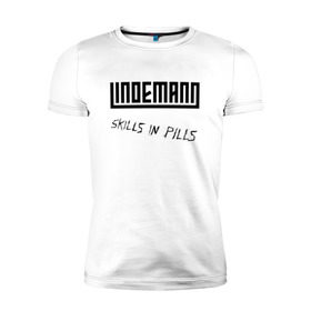 Мужская футболка премиум с принтом LINDEMANN в Белгороде, 92% хлопок, 8% лайкра | приталенный силуэт, круглый вырез ворота, длина до линии бедра, короткий рукав | Тематика изображения на принте: 