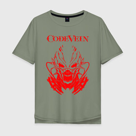 Мужская футболка хлопок Oversize с принтом CODE VEIN в Белгороде, 100% хлопок | свободный крой, круглый ворот, “спинка” длиннее передней части | anime | code vein | io | louis | mia | oliver | аниме | джек | дэвис. | ева | ио | карен | коко | луи | мия карнштейн | оливер | рин