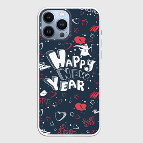 Чехол для iPhone 13 Pro Max с принтом Happy new Year в Белгороде,  |  | happy new year | santa | дед мороз | каникулы | мороз | новогодний свитер | новый год | оливье | праздник | рождество | санта клаус | свитер новогодний | снег | снегурочка | снежинки