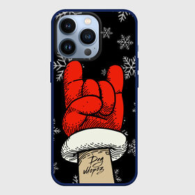 Чехол для iPhone 13 Pro с принтом Рок Дед Мороз в Белгороде,  |  | happy new year | santa | дед мороз | каникулы | мороз | новогодний свитер | новый год | оливье | праздник | рождество | санта клаус | свитер новогодний | снег | снегурочка | снежинки