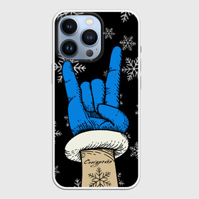Чехол для iPhone 13 Pro с принтом Рок Снегурочка в Белгороде,  |  | happy new year | santa | дед мороз | каникулы | мороз | новогодний свитер | новый год | оливье | праздник | рождество | санта клаус | свитер новогодний | снег | снегурочка | снежинки