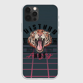 Чехол для iPhone 12 Pro Max с принтом Злой тигр Angry Tiger в Белгороде, Силикон |  | Тематика изображения на принте: 1996 | агрессивный | большая кошка | голова | злой | клыки | кошка | крупная кошка | лев | тигр