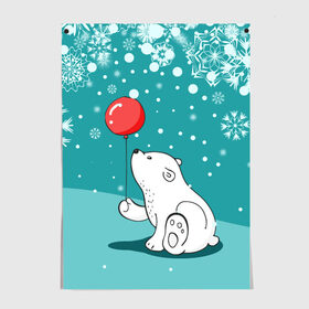 Постер с принтом North bear в Белгороде, 100% бумага
 | бумага, плотность 150 мг. Матовая, но за счет высокого коэффициента гладкости имеет небольшой блеск и дает на свету блики, но в отличии от глянцевой бумаги не покрыта лаком | happy new year | santa | дед мороз | каникулы | мороз | новогодний свитер | новый год | оливье | праздник | рождество | санта клаус | свитер новогодний | снег | снегурочка | снежинки