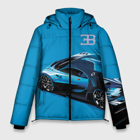 Мужская зимняя куртка 3D с принтом Bugatti в Белгороде, верх — 100% полиэстер; подкладка — 100% полиэстер; утеплитель — 100% полиэстер | длина ниже бедра, свободный силуэт Оверсайз. Есть воротник-стойка, отстегивающийся капюшон и ветрозащитная планка. 

Боковые карманы с листочкой на кнопках и внутренний карман на молнии. | Тематика изображения на принте: bugatti | car | italy | motorsport | prestige | автомобиль | автоспорт | бугатти | италия | престиж
