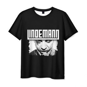 Мужская футболка 3D с принтом Lindemann в Белгороде, 100% полиэфир | прямой крой, круглый вырез горловины, длина до линии бедер | Тематика изображения на принте: lindemann | metall | till | линдеманн | металл | тиль | тиль линдеманн