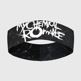 Повязка на голову 3D с принтом My Chemical Romance в Белгороде,  |  | black parade | killjoy | mcr | my chemical romance | килджой