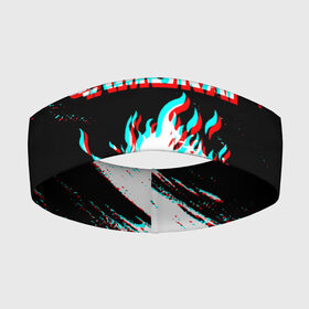 Повязка на голову 3D с принтом Samurai | Glitch. в Белгороде,  |  | cbp | cyberpunk 2077 | glitch | samurai | глитч | игра | киберпанк 2077 | самурай