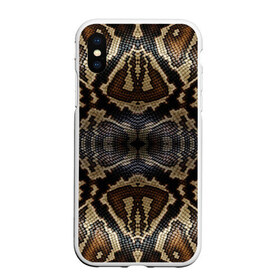 Чехол для iPhone XS Max матовый с принтом Snakeskin в Белгороде, Силикон | Область печати: задняя сторона чехла, без боковых панелей | Тематика изображения на принте: animals | cold blooded animal | snake | snakeskin | textures. | животное | животные | змеиная кожа | змея | текстуры | хладнокровное