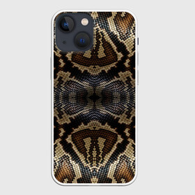 Чехол для iPhone 13 mini с принтом Snakeskin в Белгороде,  |  | Тематика изображения на принте: animals | cold blooded animal | snake | snakeskin | textures. | животное | животные | змеиная кожа | змея | текстуры | хладнокровное