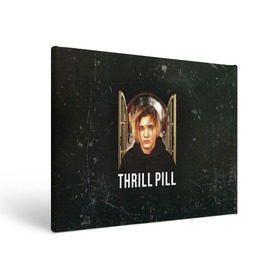 Холст прямоугольный с принтом THRILL PILL - Грустная Песня в Белгороде, 100% ПВХ |  | fuelle | logo | music | noir | pil | pill | rap | raper | symbol | thril | thrill | tril | trill | дамб | лого | музыка | пил | пилл | рэп | рэппер | сам | символ | трил | трилл | тхрил | тхрилл | фотографии | щит