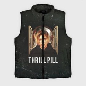 Мужской жилет утепленный 3D с принтом THRILL PILL  Грустная Песня в Белгороде,  |  | fuelle | logo | music | noir | pil | pill | rap | raper | symbol | thril | thrill | tril | trill | дамб | лого | музыка | пил | пилл | рэп | рэппер | сам | символ | трил | трилл | тхрил | тхрилл | фотографии | щит