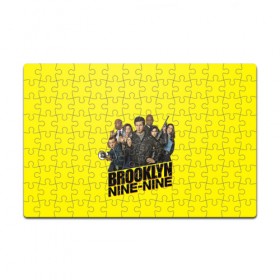 Пазл магнитный 126 элементов с принтом Brooklyn Nine-Nine в Белгороде, полимерный материал с магнитным слоем | 126 деталей, размер изделия —  180*270 мм | 9 9 | 99 | andy | beatriz | brooklyn | detective | diaz | jake | nine nine | peralta | rosa | samberg | stephanie | беатрис | бруклин | детектив | джейк | перальта | роза | стефани | сэмберг | энди