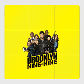 Магнитный плакат 3Х3 с принтом Brooklyn Nine-Nine в Белгороде, Полимерный материал с магнитным слоем | 9 деталей размером 9*9 см | Тематика изображения на принте: 9 9 | 99 | andy | beatriz | brooklyn | detective | diaz | jake | nine nine | peralta | rosa | samberg | stephanie | беатрис | бруклин | детектив | джейк | перальта | роза | стефани | сэмберг | энди