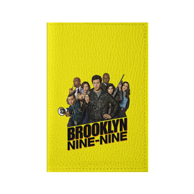 Обложка для паспорта матовая кожа с принтом Brooklyn Nine-Nine в Белгороде, натуральная матовая кожа | размер 19,3 х 13,7 см; прозрачные пластиковые крепления | 9 9 | 99 | andy | beatriz | brooklyn | detective | diaz | jake | nine nine | peralta | rosa | samberg | stephanie | беатрис | бруклин | детектив | джейк | перальта | роза | стефани | сэмберг | энди